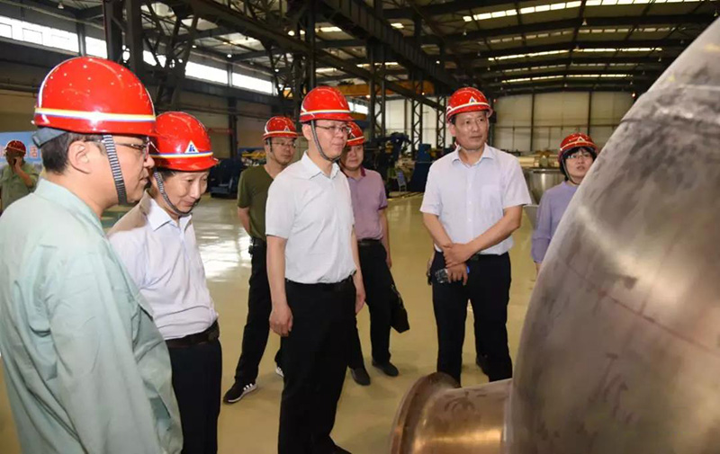 太原鋼鐵集團(tuán)總經(jīng)理高建兵一行來(lái)公司參觀