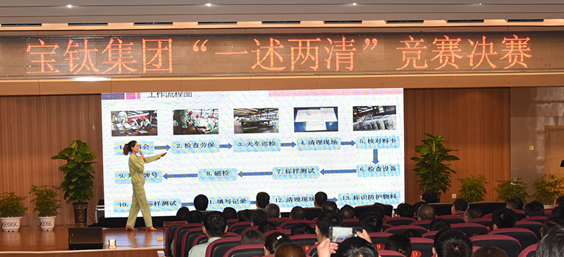 公司舉辦“一述兩清”競賽活動(dòng)
