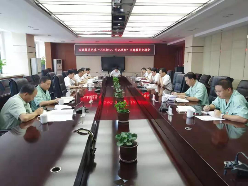 公司黨委召開“不忘初心、牢記使命”主題教育 對(duì)照黨章黨規(guī)找差距專題會(huì)議