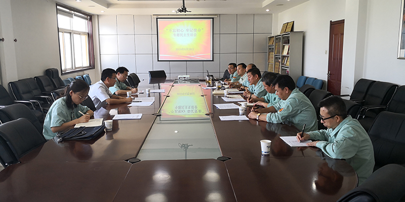 公司領導王文生雷讓岐參加指導基層單位“不忘初心、牢記使命”專題民主生活會