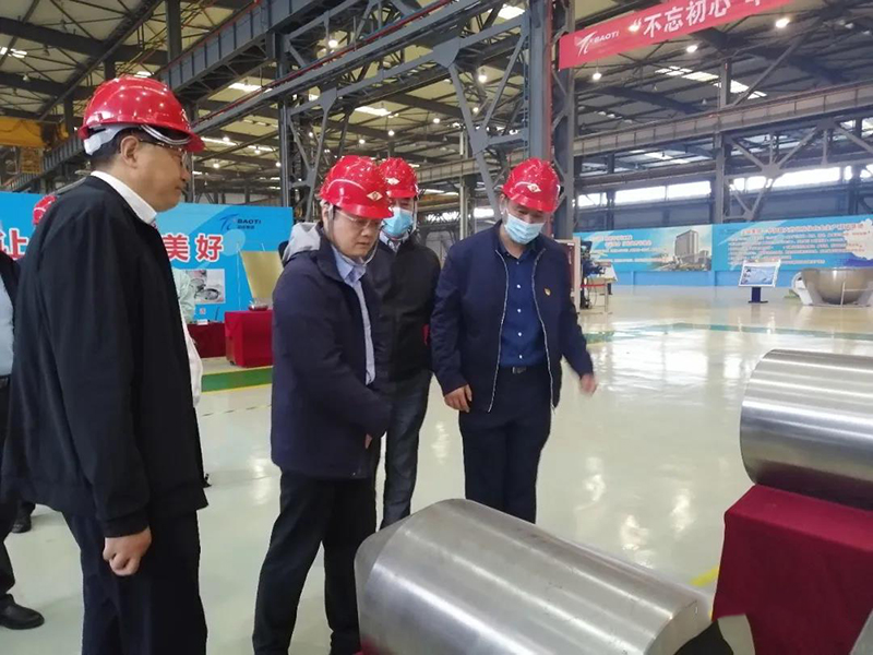 省工信廳副廳長(zhǎng)劉波來(lái)公司調(diào)研