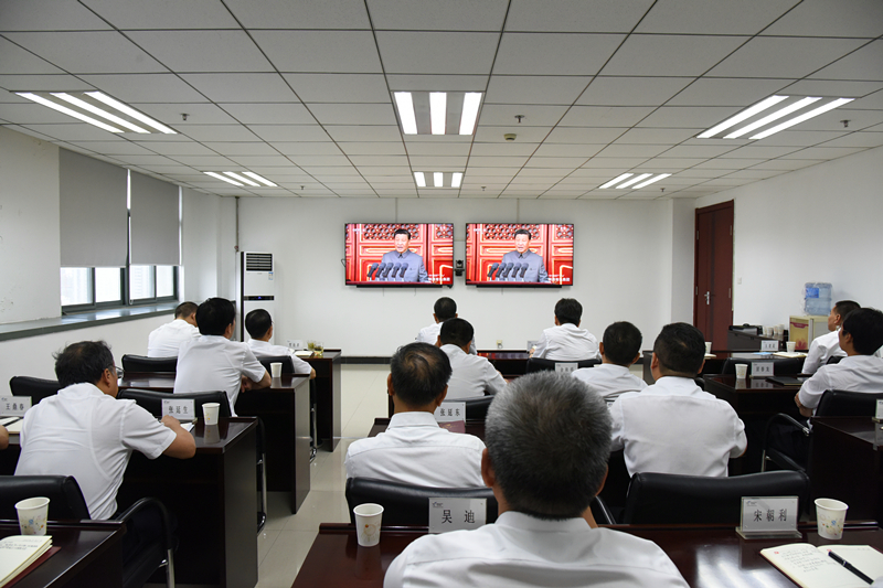 公司組織收看慶祝中國(guó)共產(chǎn)黨成立100周年大會(huì)